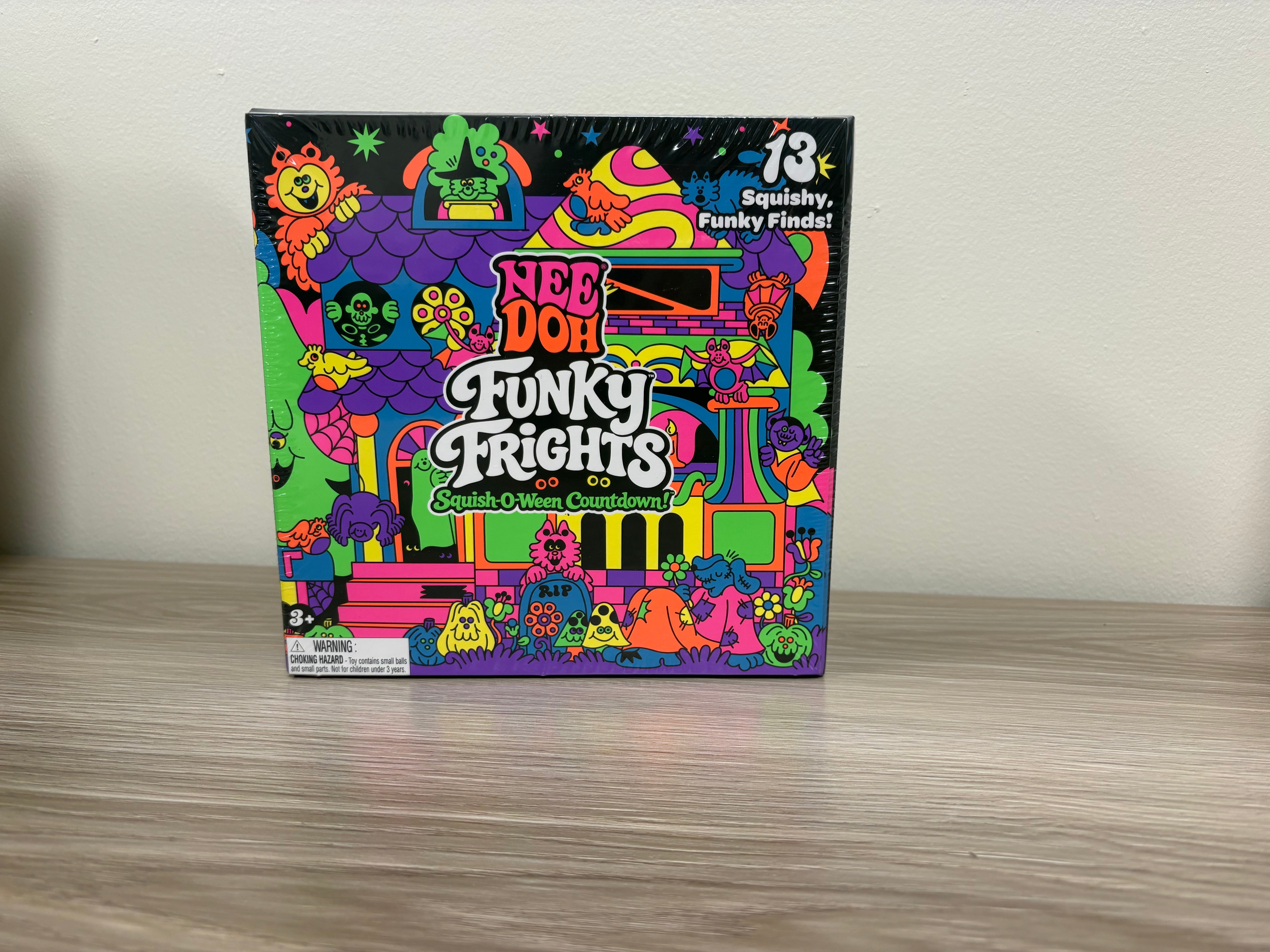 NeeDoh 2026 Advent Calendar Halloween Funky Frights Squish-O-Ween